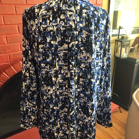 Christopher &banks button down blouse Sz large - Picture 3 of 4